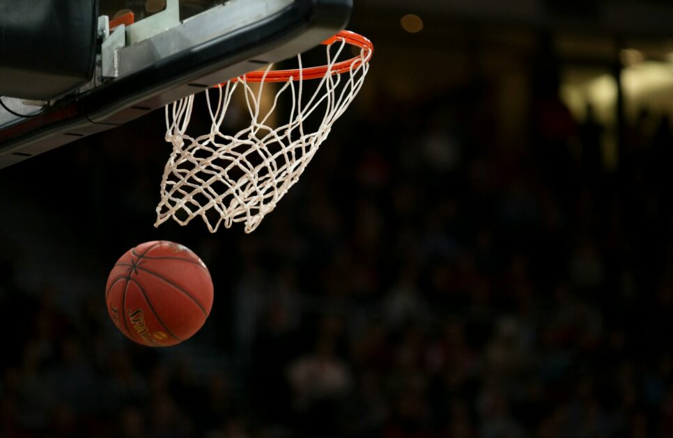Image of Basketball in the Hoop